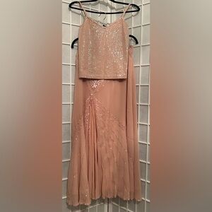 BCBG MAXAZRIA Sequin Cami Tank Top in Pink Size XSmall NWT